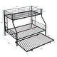 preview thumbnail 13 of 11, Durable Twin Over Full Metal Bunk Bed with Trundle, Quiet Sturdy Frame, Easy Setup, and Under-Bed Storage Space