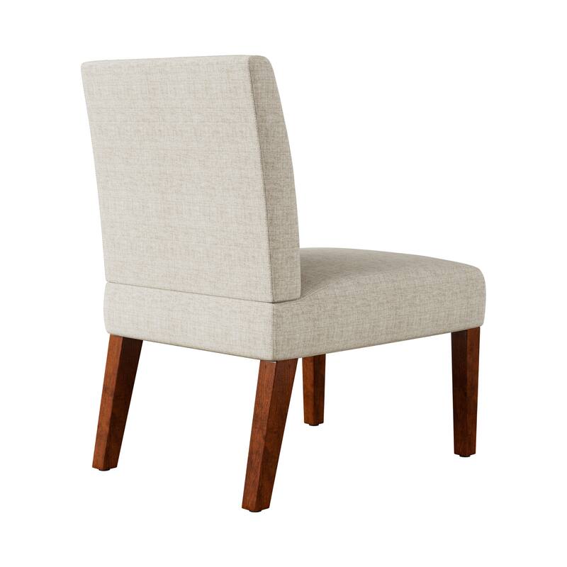 Modern 18.7" Side Chairs with Durable Hardwood Frame and Round Wood Table (Set of 2)