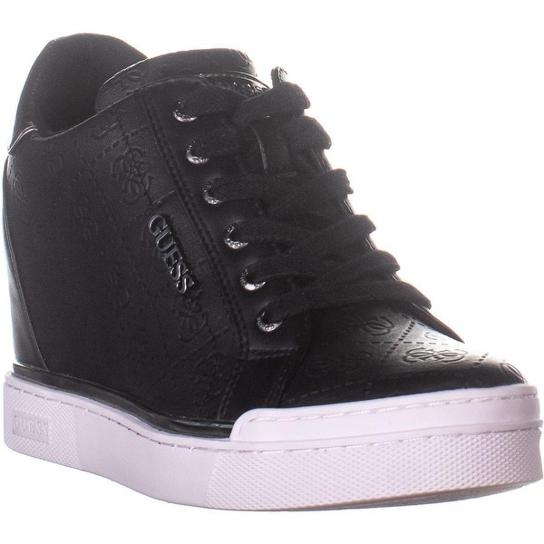 guess lace up wedges