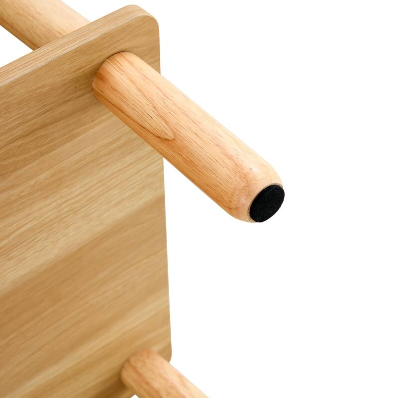 Modern 2-Tier Coffee Table Rectangular Center Table with Open Storage Shelf