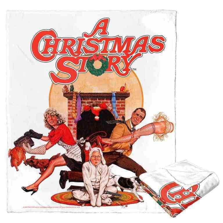 Warner Brothers A Christmas Story Silk Touch Throw Blanket - 50" x 60" - Christmas Story Poster
