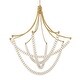 preview thumbnail 1 of 4, Minka Lavery 5648-L Pearl 50" Wide Abstract Chandelier
