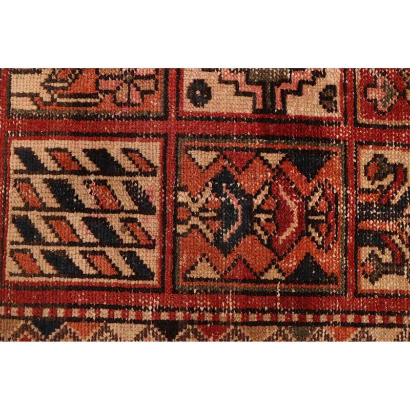 ECARPETGALLERY Hand-knotted Kayseri Vintage Red Wool Rug - 6'11 x 9'8