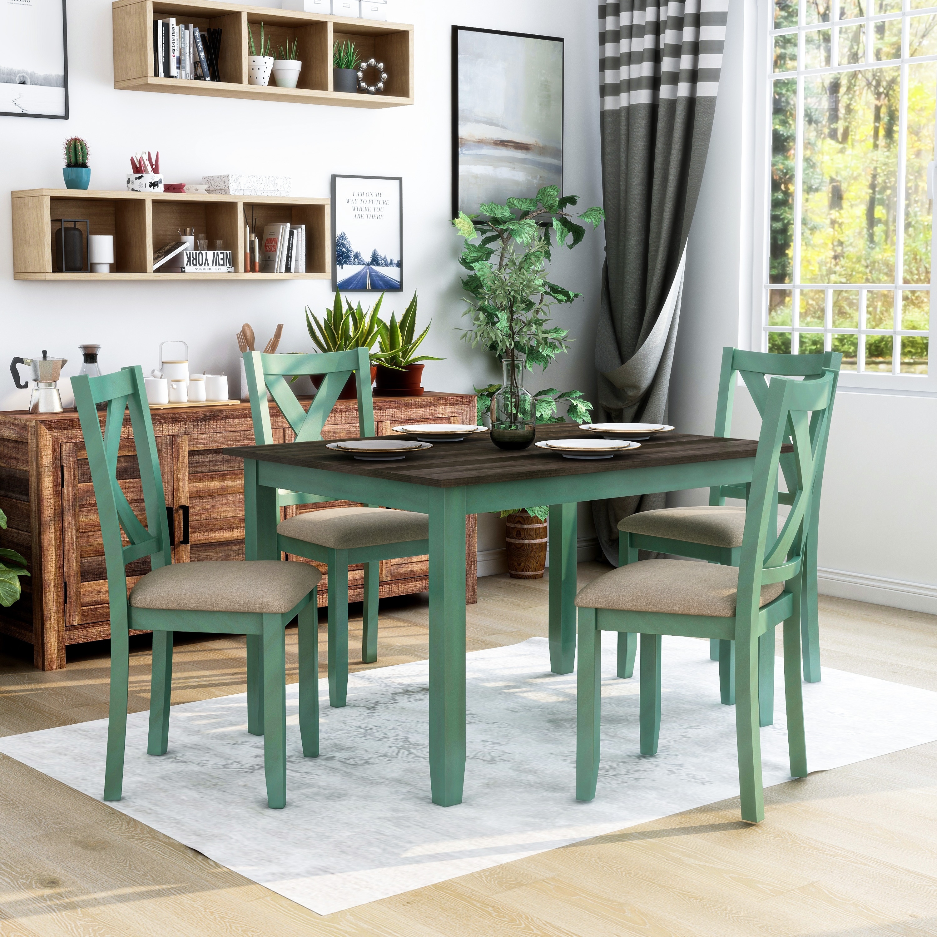 5 piece dining best sale set under 100