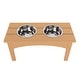 preview thumbnail 27 of 70, Elevated Pet Feeder with Stainless Steel Bowls - N/A