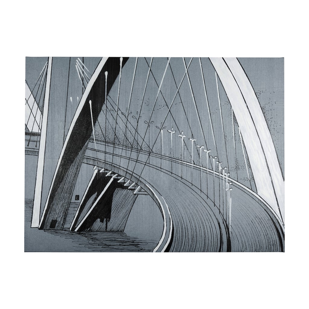 Bridge III (56 x 42) Canvas Art Print