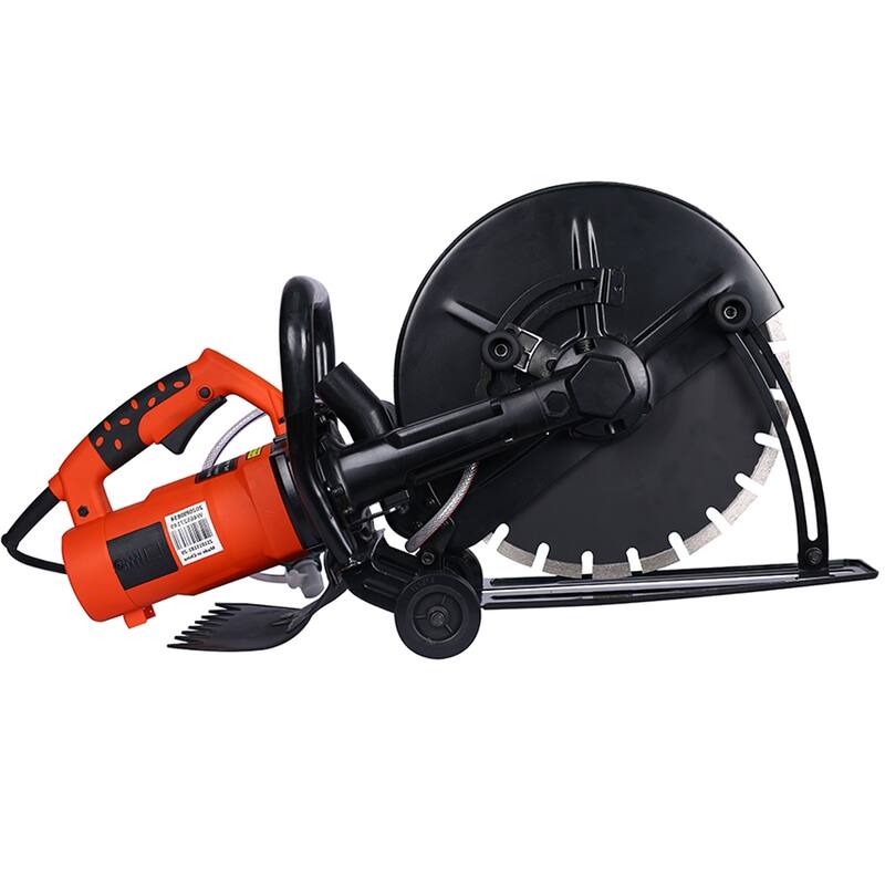 Electric 14" Cut Off Saw Wet/Dry Concrete Saw Cutter Guide Roller