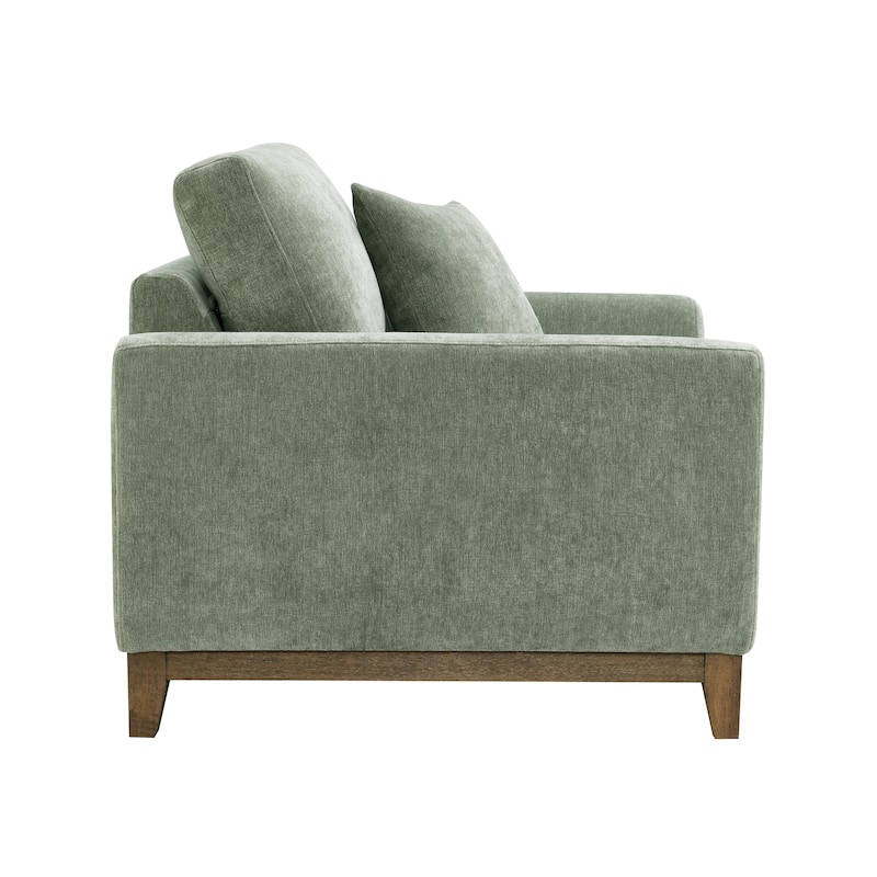 Furniture of America Lurek Mid Century Modern OEKO TEX Chenille Arm Chair