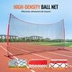 preview thumbnail 6 of 10, 20 x 10 Feet Portable Ball Sports Barrier Protecting Netting with Carry Bag and Steel Pipe Base