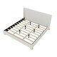 preview thumbnail 5 of 5, Queen Size Wooden Bed Frame,Velvet Upholstered Platform Bed,Beige