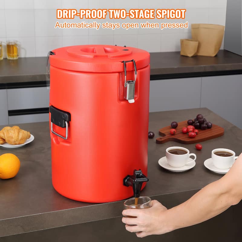 Insulated Beverage Dispenser for Hot Tea Coffee Water Restaurant Drink Shop
