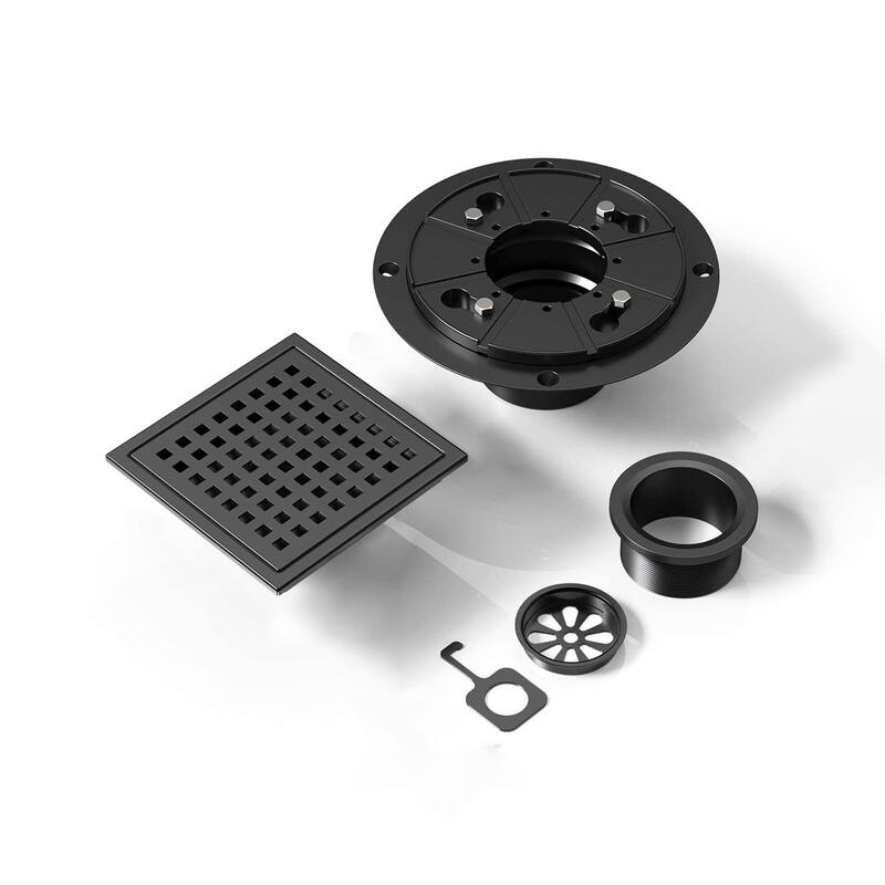 6" Square Shower Floor Drain