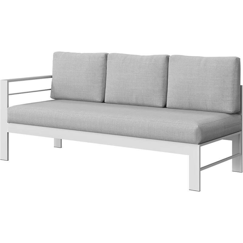 Aluminum Patio Sofa, Modern Outdoor Furniture Couch