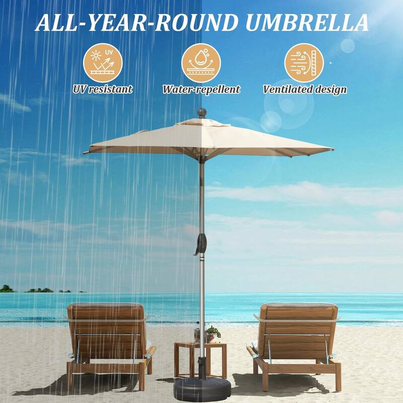 Aluminum Frame Patio Umbrella - Easy Tilt