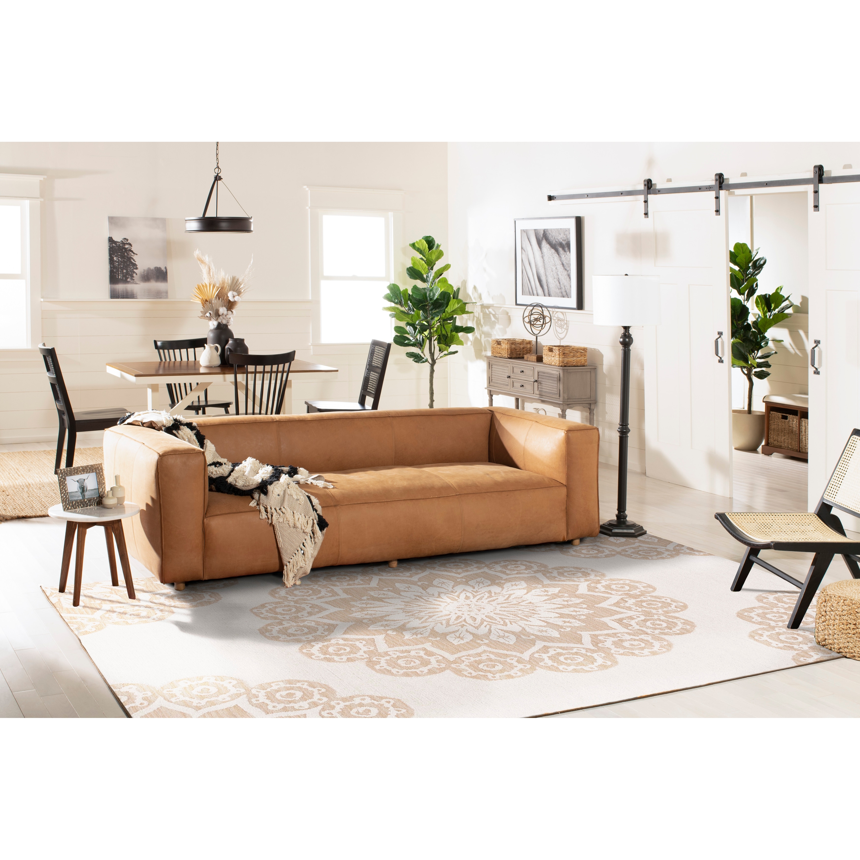 SAFAVIEH Handmade Blossom Oriella Modern Floral Wool Rug