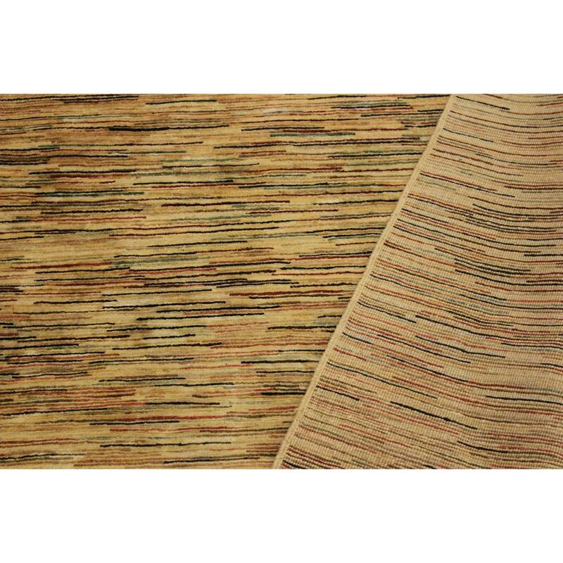 Boho Earthline Gabbeh Hand Knotted Wool Area Rug