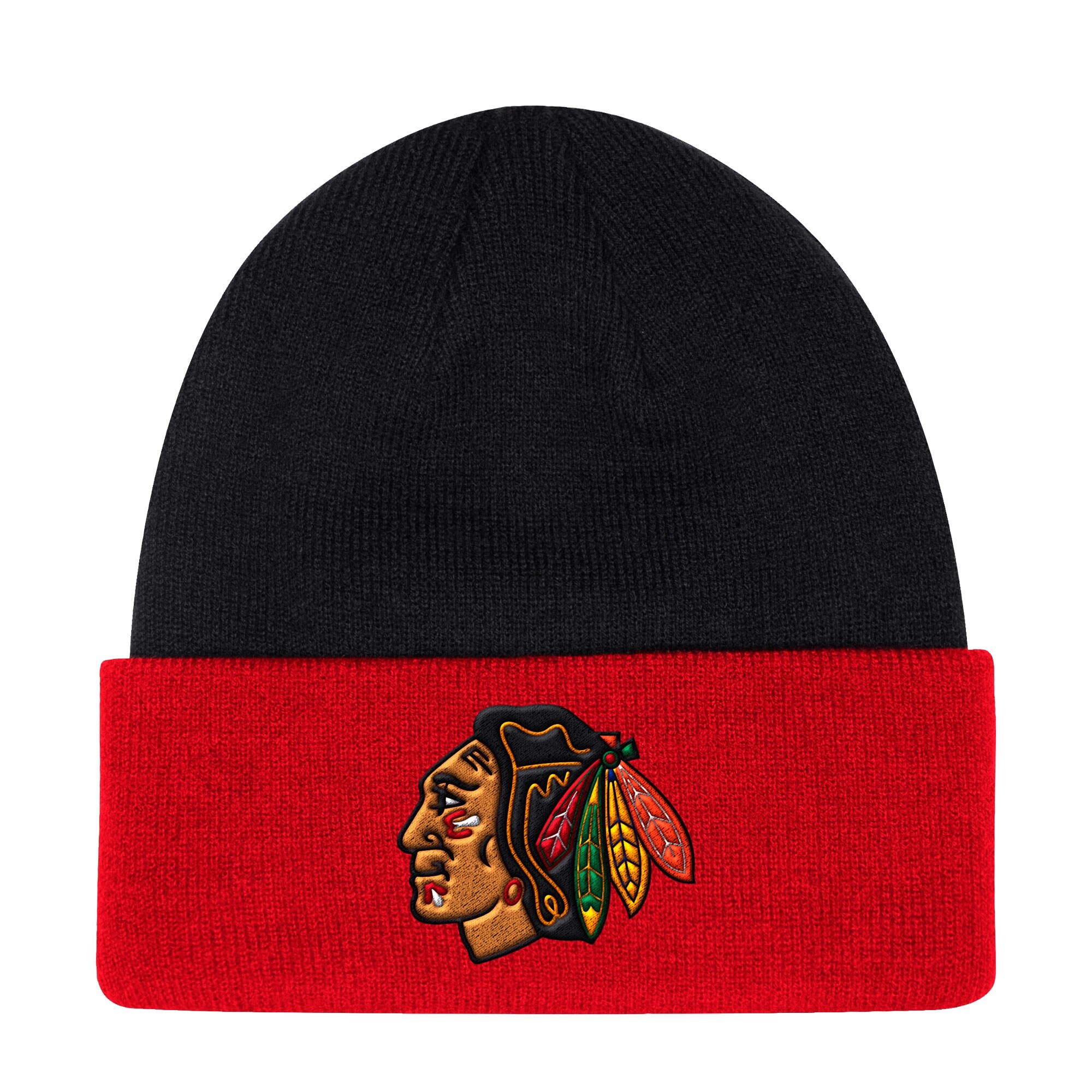 Shop Chicago Blackhawks Sport Cuffed Knit Hat Overstock 30972376