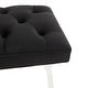 preview thumbnail 11 of 10, SAFAVIEH Couture Tourmaline Tufted Acrylic Bench - 48 IN W x 18 IN D x 18 IN H