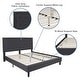preview thumbnail 46 of 120, Tufted Platform Bed with 10in. Pocket Spring Mattress