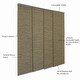 thumbnail image 2 of CHICOLOGY Adjustable Sliding Panel Blinds - Provence Maple Vertical Blinds For Large Windows & Room Dividers 2 of 10