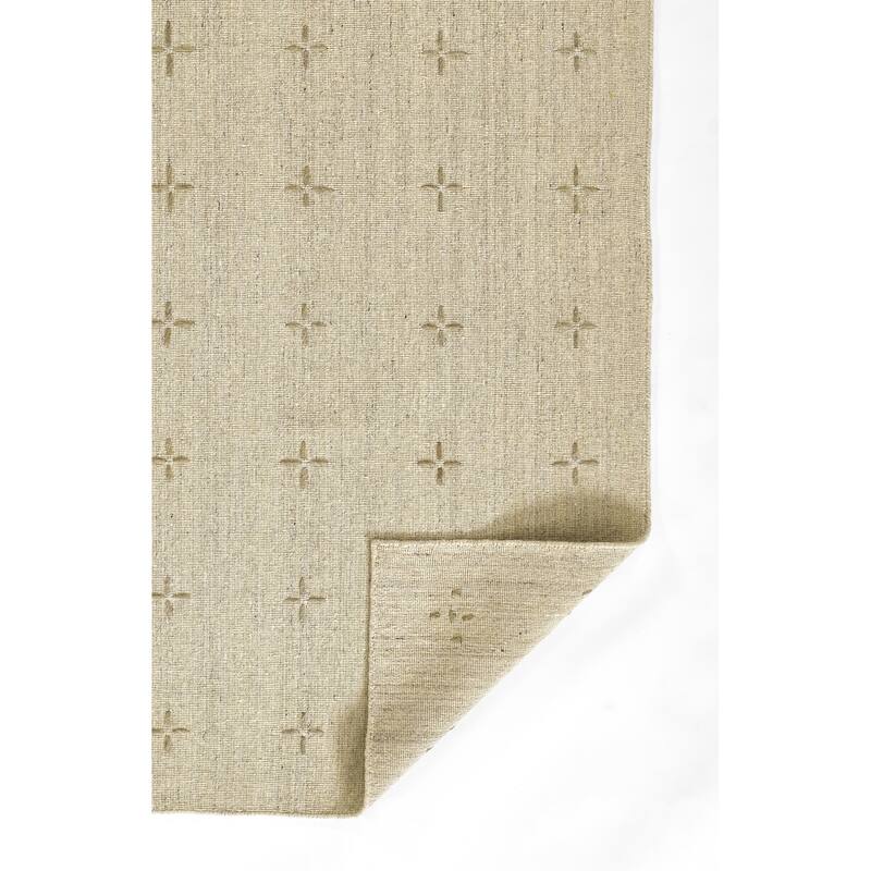 Momeni Oliver Geometric Wool and Polyester Hand Loomed Area Rug
