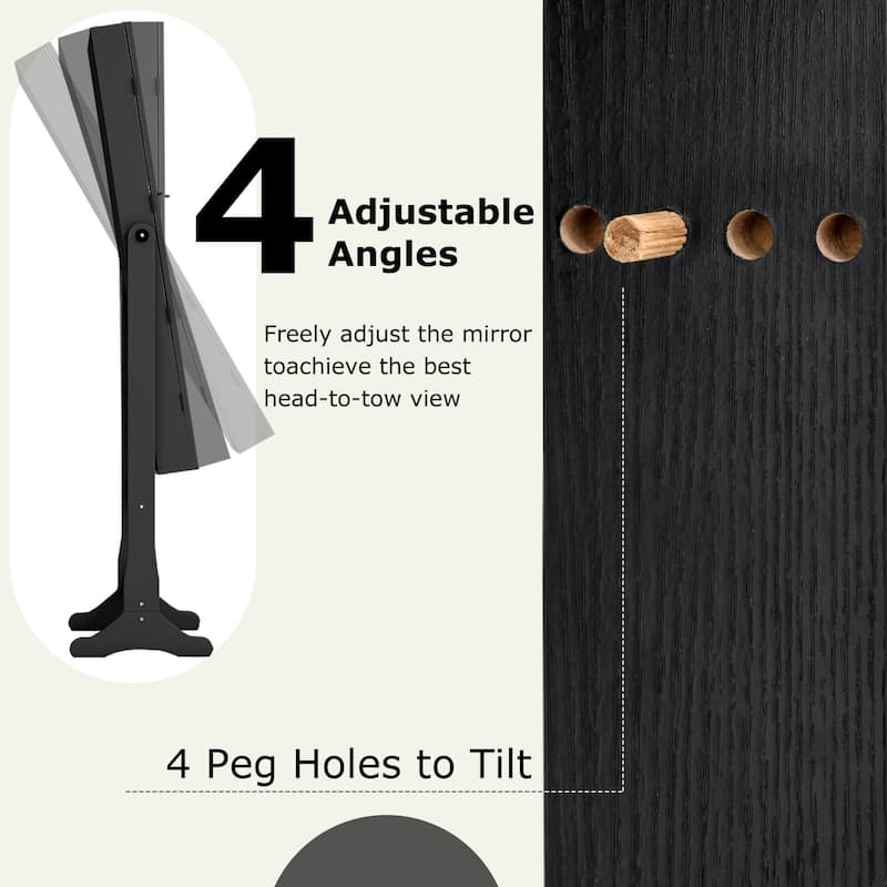 Costway Lockable Mirrored Jewelry Cabinet Armoire Organizer Storage - See Details