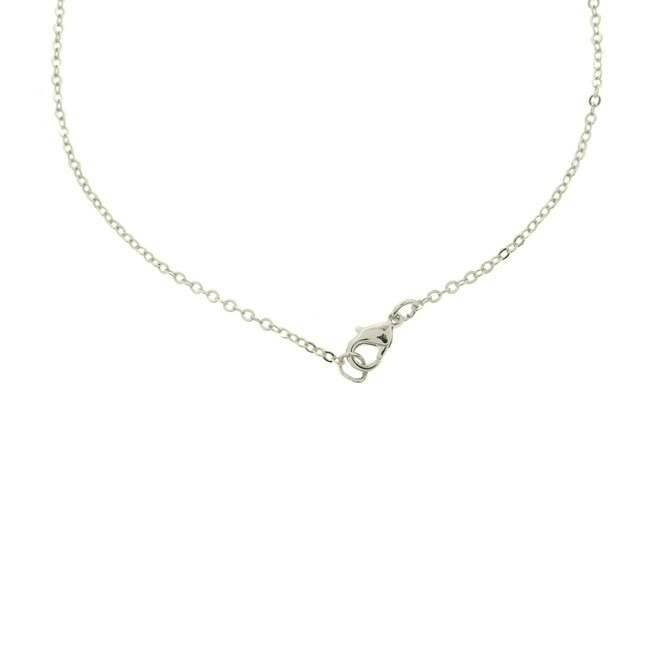 Victoria Townsend .925 Sterling Silver Heart and Bar Pendant