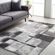 preview thumbnail 15 of 35, Ryan Modern Squares Abstract Area Rug 7'11" x 10' - Black/Grey