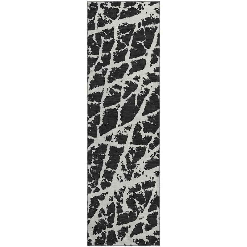 Premium Washable Super Soft Modern Crackle Mayfield Rug