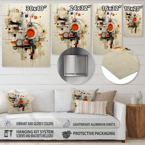 "Silver Flame" Abstract Metal Wall Sculpture - 7-Panel Contemporary Art, 66x24 Inches