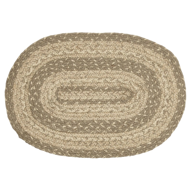 Cobblestone Jute Oval Placemat 10x15