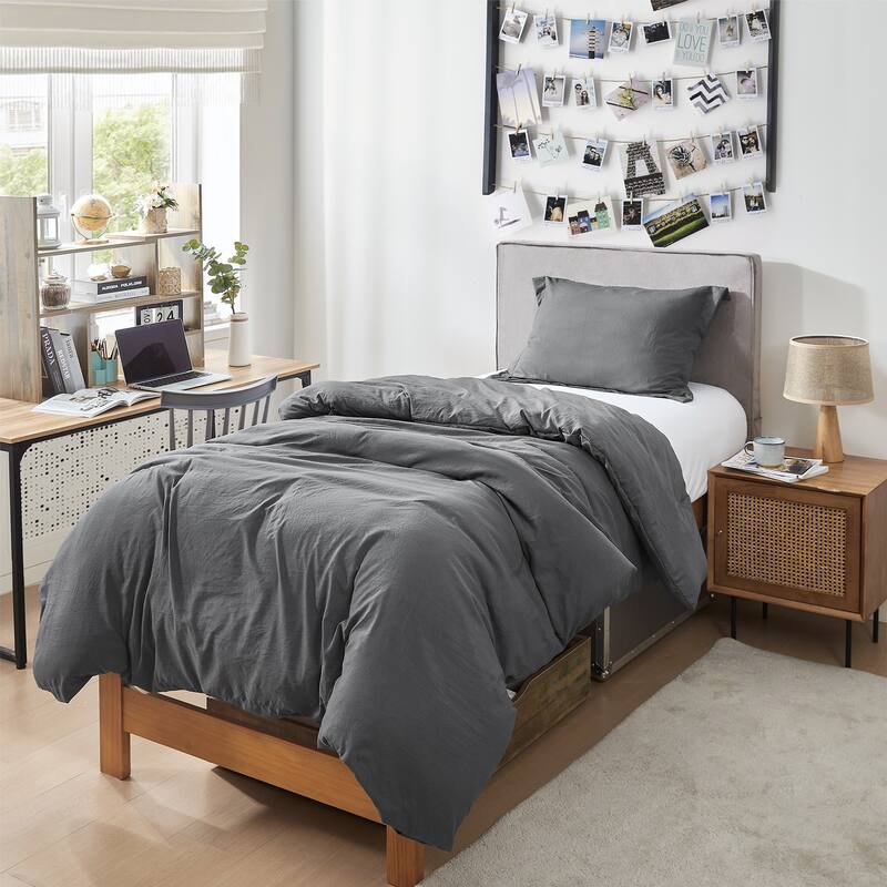 Natural Loft Twin XL Duvet Cover Set