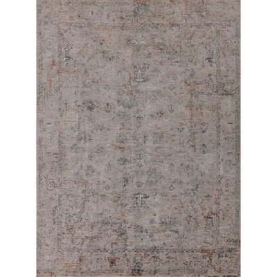 Ziegler Turkish Area Rug Machine Made Traditional Polyester Carpet - 7'10" x 10'2"