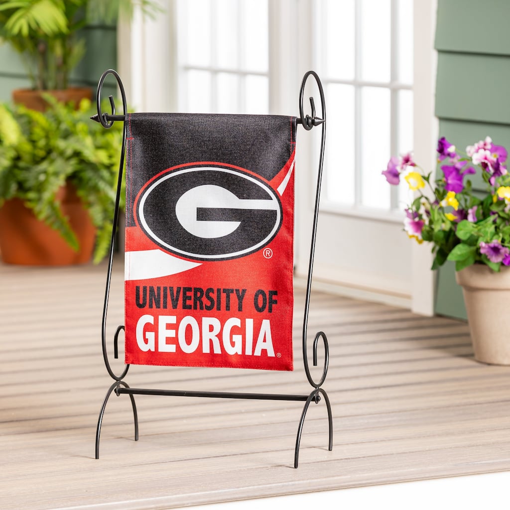 University of Georgia Burlap Flag Garden Size