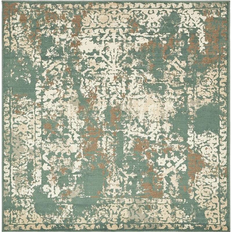 Contemporary Daisy Collection Area Rug