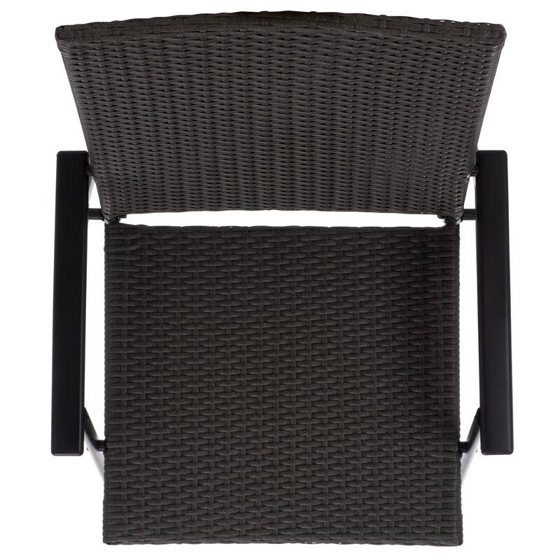 SAFAVIEH Outdoor Living Simon Folding Chair (Set of 2) - 23"W x 26"D x 38"H