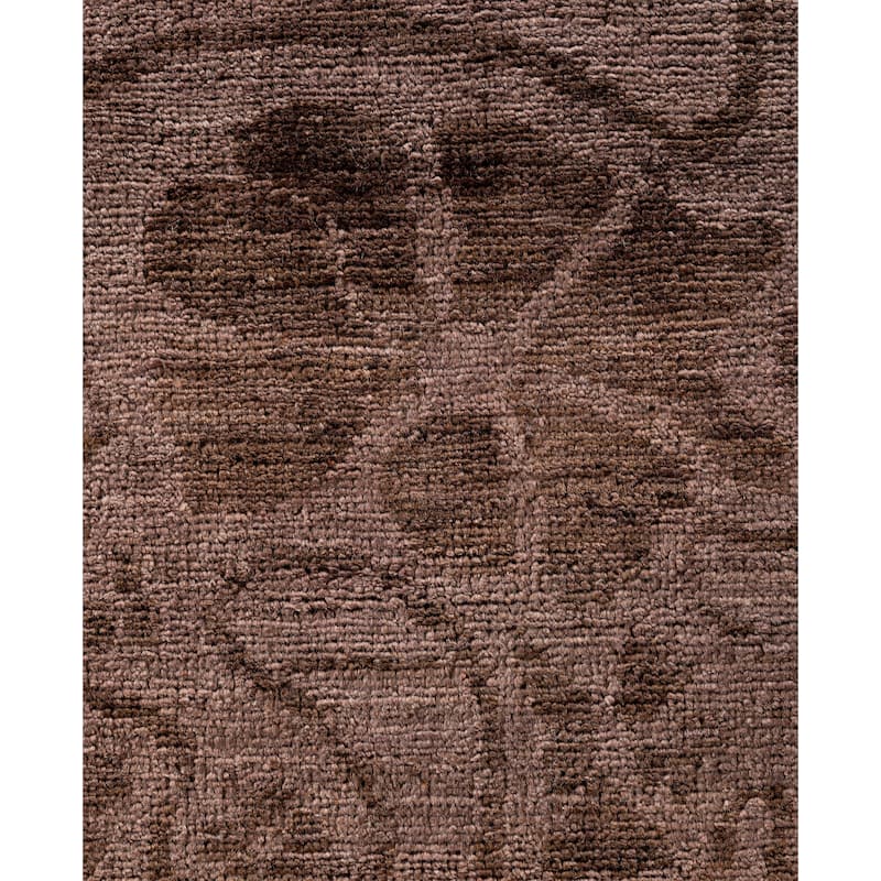 Overdyed One-of-a-Kind Hand-Knotted Area Rug - Brown - 10' 2" x 12' 10"