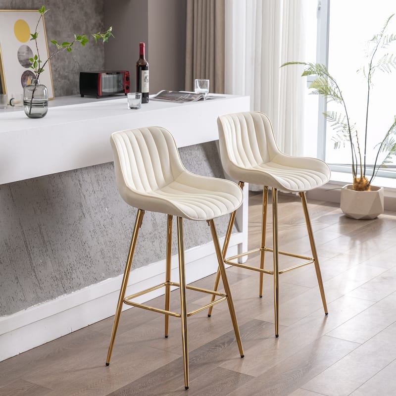 Simple High Bar Stool,Set of 2