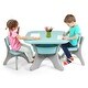 preview thumbnail 19 of 20, Kid-Friendly Activity Table & Chair Set with Built-in Storage for Creative Play