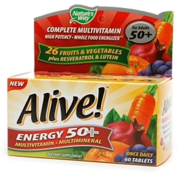 Alive! Energy 50+ Multivitamin 60 ea
