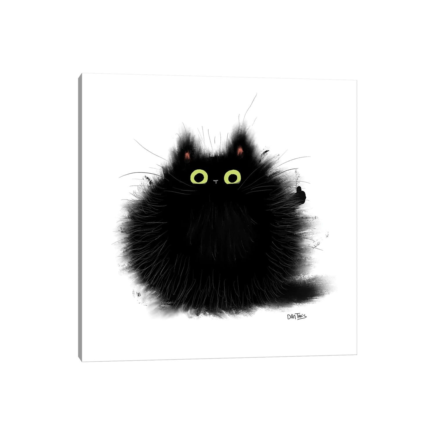 iCanvas "Thumbs Up Cat." by Dan Tavis Canvas Print
