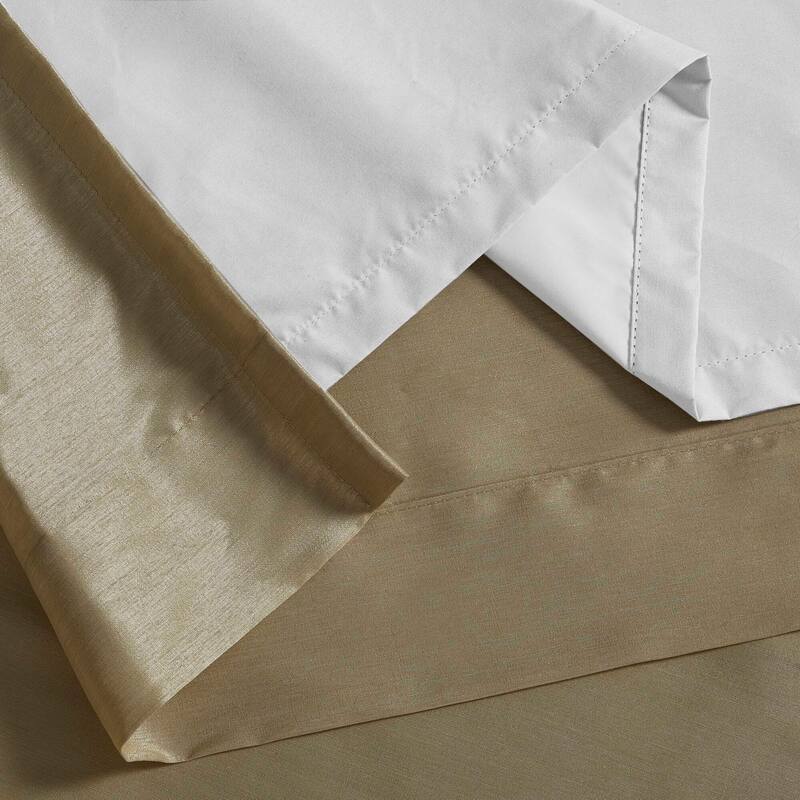 Madison Park Natalie Twist Tab Total Blackout Window Curtain Panel