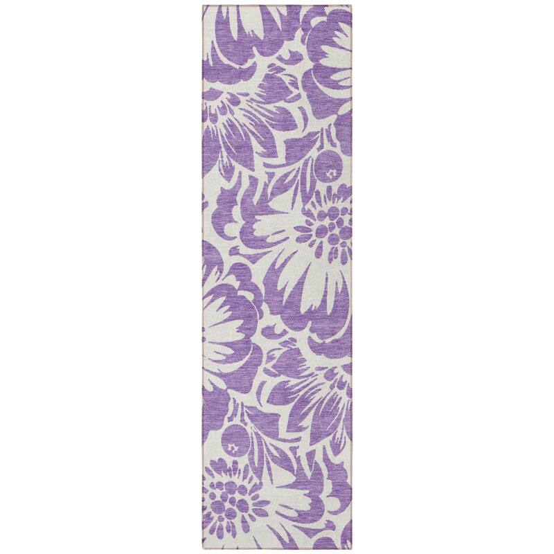 Sasi Garden-Inspired Weather Resistant Versatile Elegance Runner Outdoor Rug