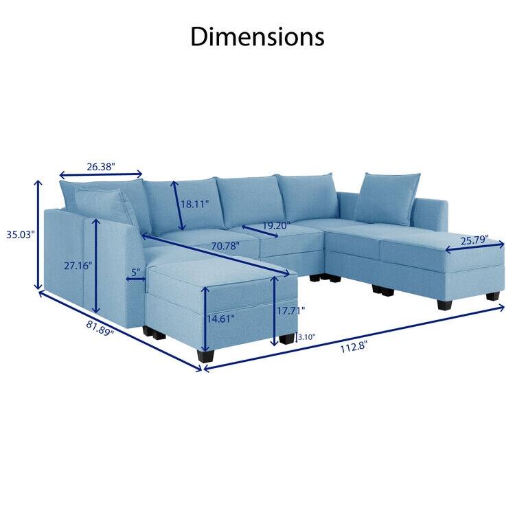 Modern Modular DIY Collection - Sturdy Wooden Frame - Versatile & Stylish Furniture for Living Room Bedroom