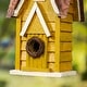 preview thumbnail 31 of 48, Glitzhome 12"H Retro Distressed Painted Solid Wood Cottage Birdhouse