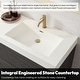 preview thumbnail 26 of 84, Huesca Bath Vanity with Composite Integral Sink Top and Mirror