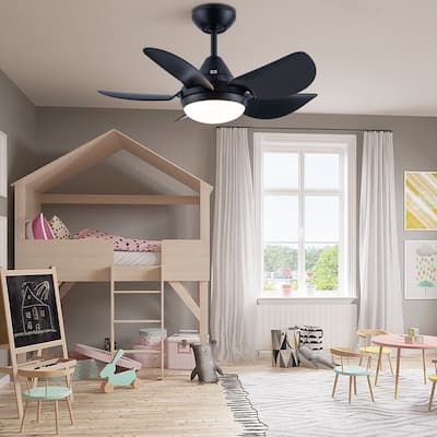 Modern Quiet Ceiling Fan with Timer and LED Light, Adjustable Color Temperature & 3-speed Fan Control