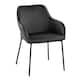 Option Black Faux Leather