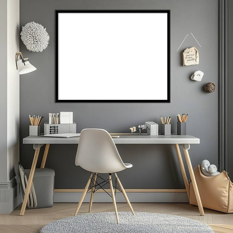 Incline Framed Dry Erase Magnetic Board
