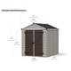 preview thumbnail 9 of 19, SkyLight 6 ft. x 8 ft. Tan Garden Outdoor Storage Shed - 6 ft x 8 ft